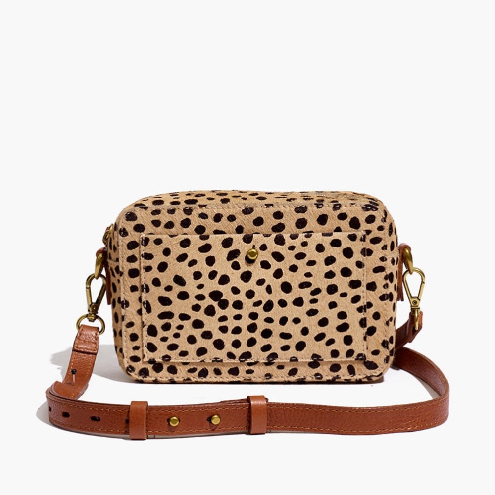 Madewell The Transport Camera Bag-Dotted Calf Hair